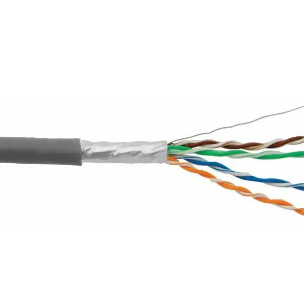 رول کابل شبکه Cat 6 فویل دار سایز 24AWG دی-لینک مدل NCB-C6SGRYR-305-24 طول 305 متر D-Link NCB-C6SGRYR-305-24 Cat 6 24AWG FTP Network Cable Roll - 305M - 3