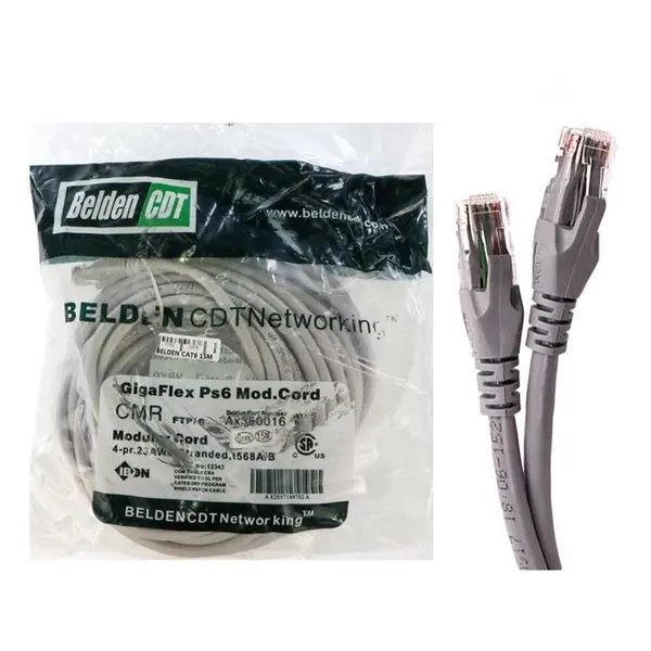 کابل شبکه بلدن Cat 6 به طول 2 متر Belden CAT6 UTP Network Patch Cable 2m - 4