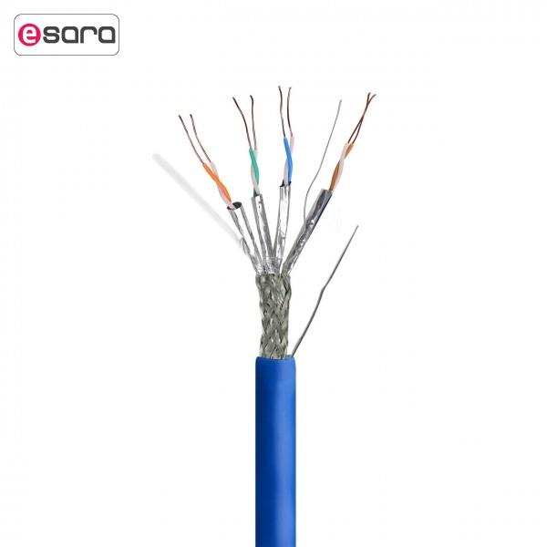 کابل شبکه CAT6A S/FTP کی نت پلاس مدل KP-N1255 طول 305 متر -