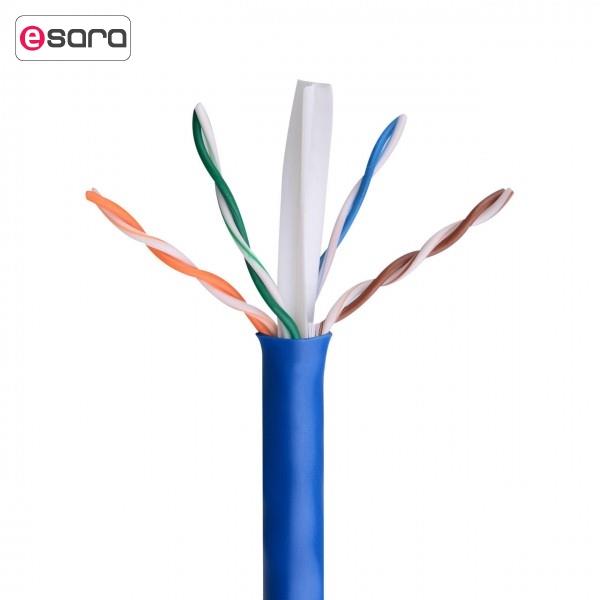 کابل شبکه CAT6A U/UTP LSZH کی نت پلاس مدل KP-N1259 طول 305 متر -