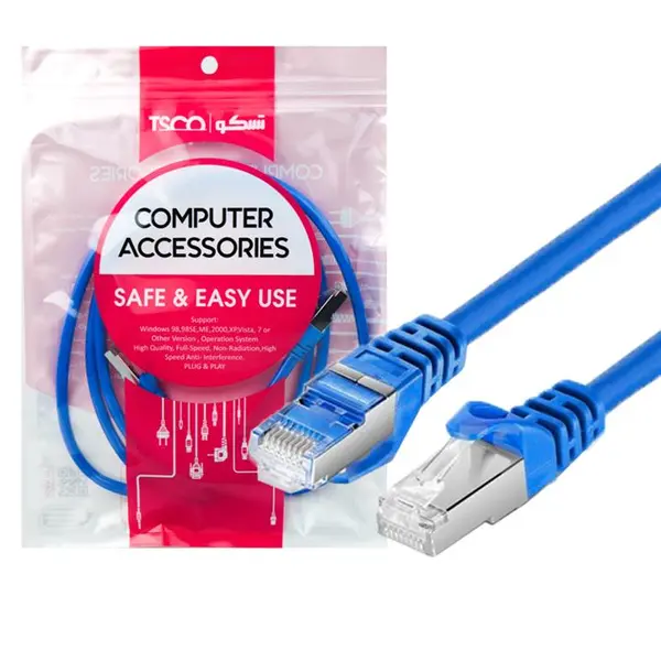 کابل شبکه CAT6 FTP تسکو TNC 615 به طول 1.5 متری