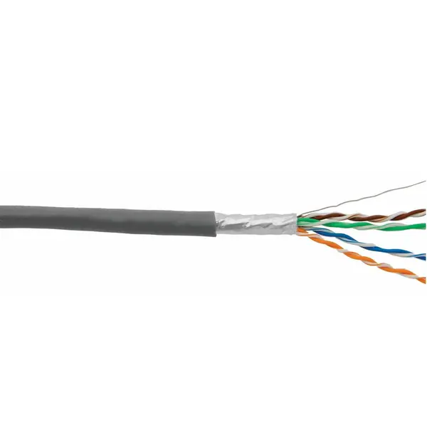 دی لینک کابل شبکه CAT6 دارای فویل با روکش پی وی سی NCB-C6SGRYR-305 D-Link NCB-C6SGRYR-305 CAT6 STP 23AWG Solid 305M - 2