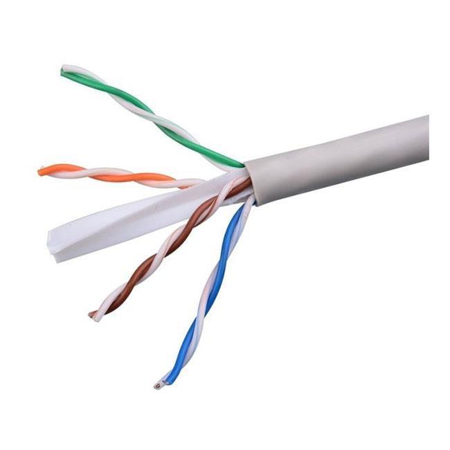 دی لینک کابل شبکه با روکش پی وی سی CAT6 بدون شیلد NCB-C6UGRYR-305 D-Link NCB-C6UGRYR-305 CAT6 UTP 23AWG Solid