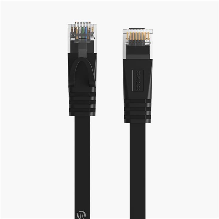 کابل شبکه CAT6 تخت اوریکو مدل PUG-C6B طول 20 متر Orico PUG-C6B CAT6 Flat Gigabit Ethernet Cable 20M