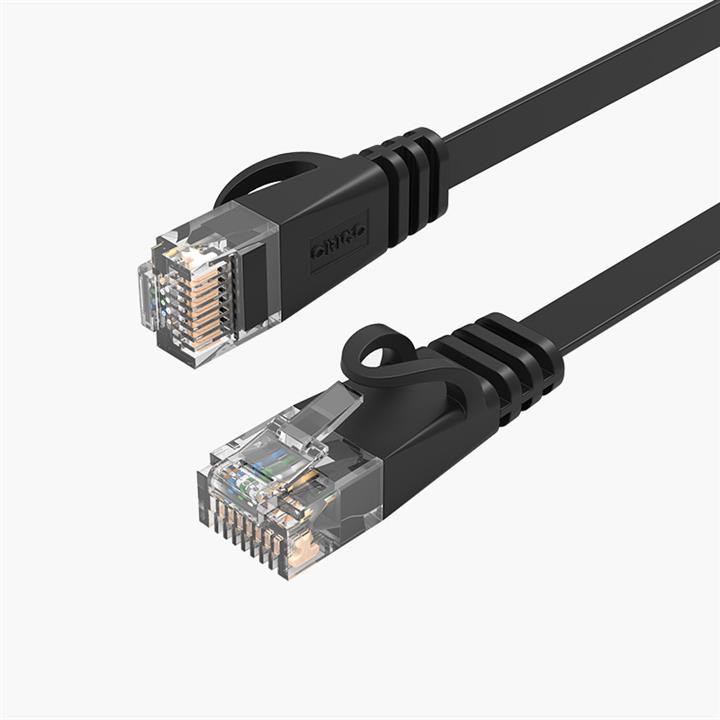 کابل شبکه CAT6 تخت اوریکو مدل PUG-C6B طول 10 متر Orico PUG-C6B CAT6 Flat Gigabit Ethernet Cable 10M