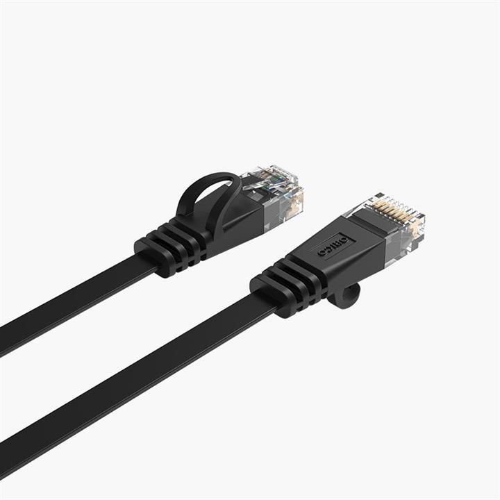 کابل شبکه CAT6 تخت اوریکو مدل PUG-C6B طول 1 متر Orico PUG-C6B CAT6 Flat Gigabit Ethernet Cable 1M