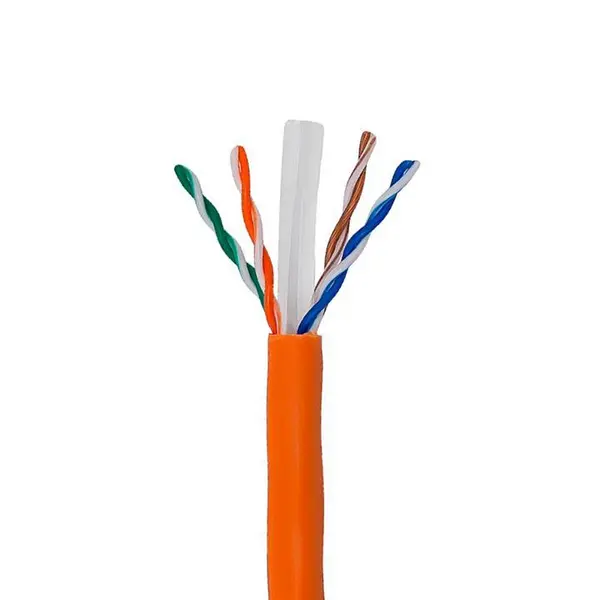 کابل شبکه نگزنس Cat6 UTP CCA روکش PVC حلقه 305 متری آلومینیوم روکش مس - 4