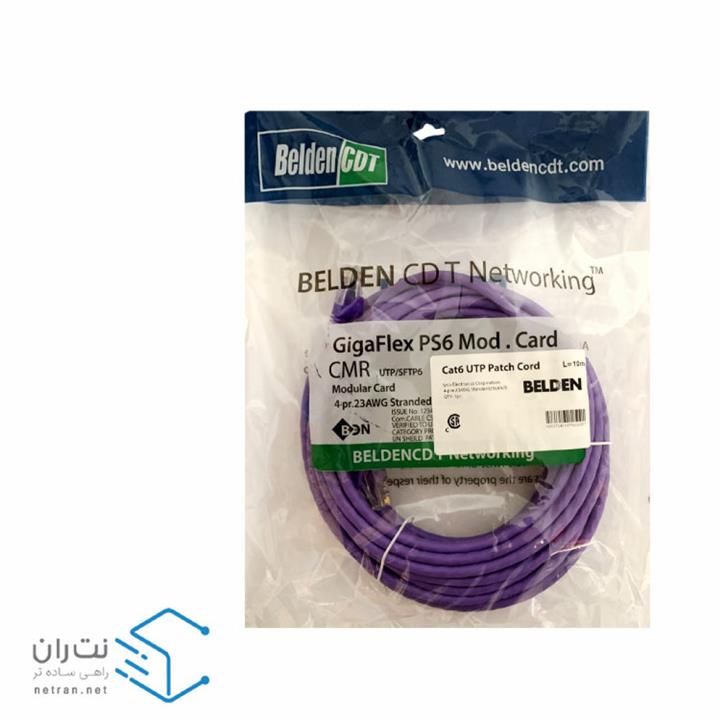 پچ کورد کابل شبکه CAT6 UTP بلدن CCA BELDEN 10M Cat6 Belden 10m