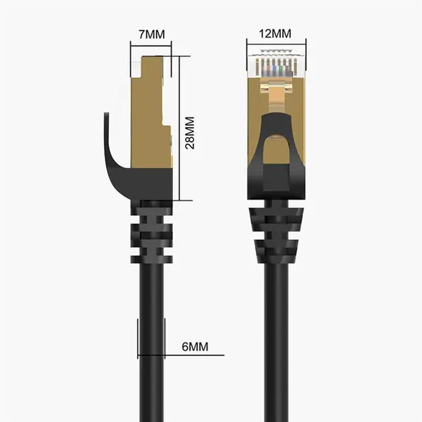 کابل شبکه CAT7 اوریکو مدل PUG-C7 طول 10 متر Orico PUG-C7 CAT7 Gigabit Ethernet Cable 10M