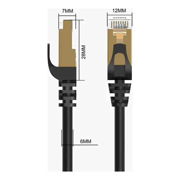 کابل شبکه CAT7 اوریکو مدل PUG-C7 طول 8 متر Orico PUG-C7 CAT7 Gigabit Ethernet Cable 8M - 4