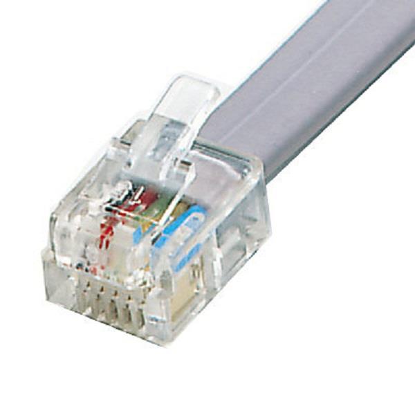 کابل  و سوکت شبکه کانکتور RJ11 کی نت پلاس بسته 50 عددی Knet Plus RJ11 UTP Phone Connector