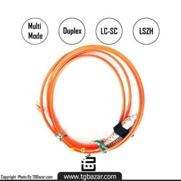 پچ کورد فیبر نوری نگزنس مالتی مود SC-LC N123.5CLO5 5m - 2