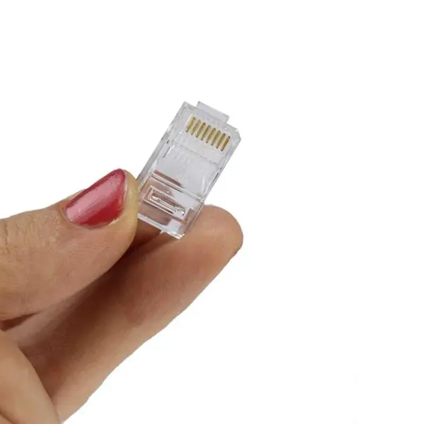 100 عدد سوکت شبکه فلزی Cat6 V-Net - 3