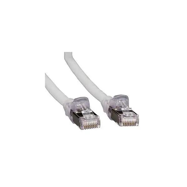 پچ کورد 1 متری cat6a UTP اشنایدر مدل DCTPCURJ01-GY - Patchcord Cat6A UTP 1M-Schneider