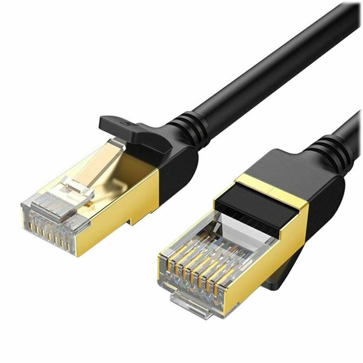 کابل پچ کورد 3 متری یوگرین مدل NW107 11270 ugreen NW107 11268 3m STP Cat7 Patch Cord Cable