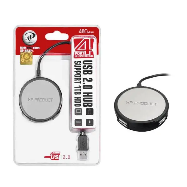 هاب 4 پورت USB 2.0 اکس پی پروداکت مدل XP-H842C