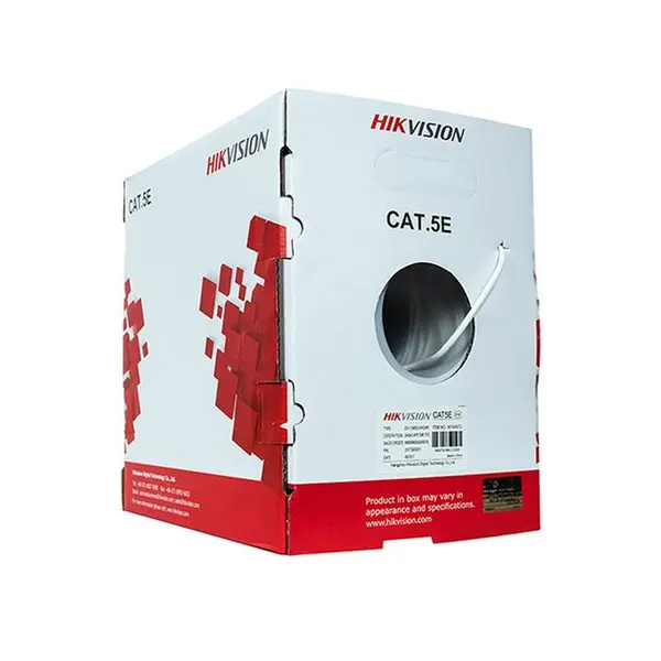 کابل شبکه Cat 5E هایک ویژن مدل DS-1LN5E-S طول 305 متر کابل شبکه Cat 5 هایک ویژن مدل DS-1LN5E-S طول 305 متر - 2