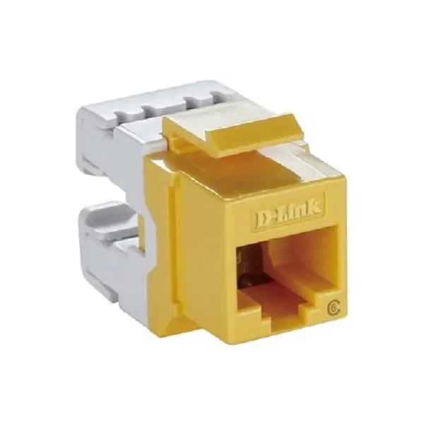 کیستون CAT6 زرد دی-لینک NKJ-C6YEL1B21 - 2