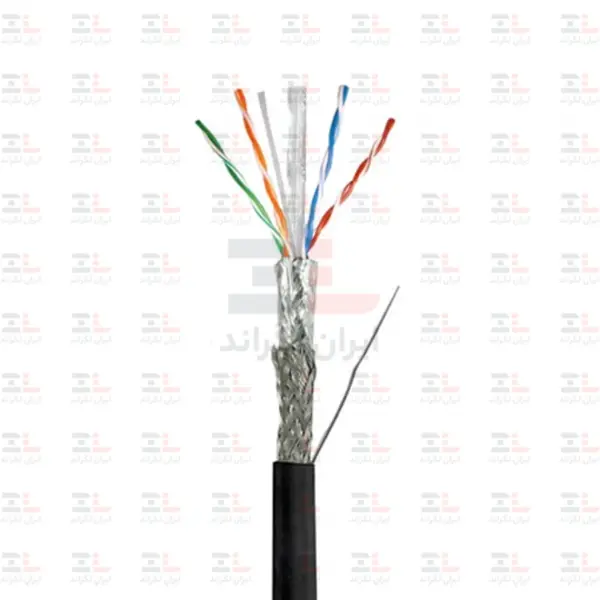 کابل شبکه لگراند Cat6 SFTP Outdoor با دو روکش PVC + PE حلقه 305 متری تست فلوک پرمننت
