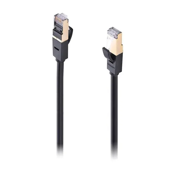 کابل شبکه Cat 7 یوگرین مدل NW107-11268 طول 1 متر ugreen NW107 11268 1m STP Cat7 Patch Cord Cable - 5