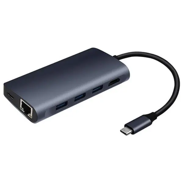هاب هشت پورت تایپ سی کوتتسی COTEetCI MB1086 8-in-1 USB Type-C Hub