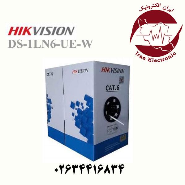 کابل شبکه هایک ویژن مدلDS-1LN6-UE-W طول ۵۰ متر Hikvision DS-1LN6-UE-W Network Cable