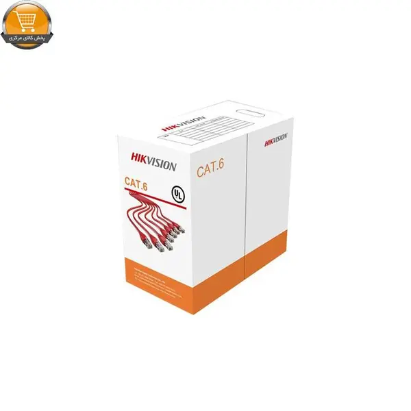 رول کابل شبکه Cat 6 سایز 23AWG هایک ویژن مدل DS-1LN6-UU طول 305 متر کابل شبکه هایک ویژن مدل DS-1LN6-UU - 5