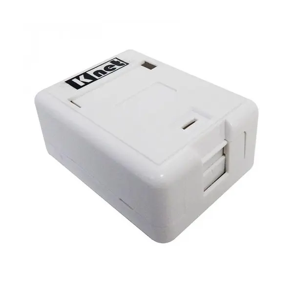باکس شبکه رو کار شاتردار تک پورت کی نت مدل K-N1097 Knet K-NET K-N1097 1 Port Shuttered Keystone Box - 2