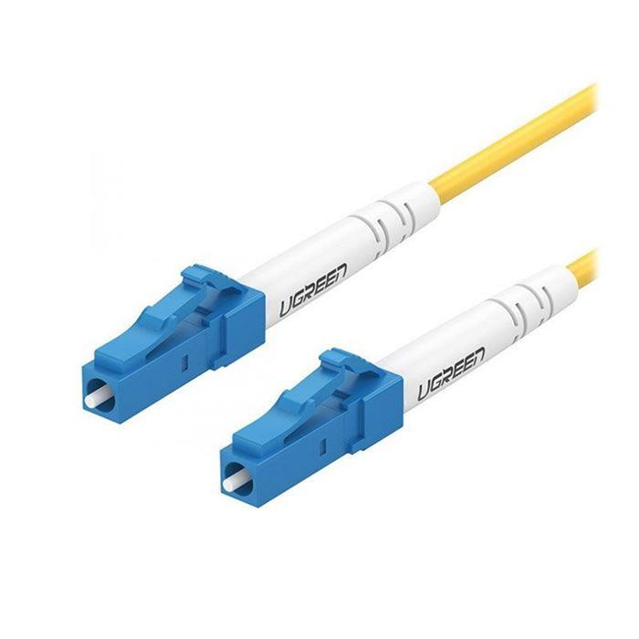 پچ کورد فیبر نوری LC-LC سینگل مود یوگرین NW130 70663 3m Single Mode Fiber UGREEN NW130 70663 3m Single Mode Fiber Patch Cords Cable