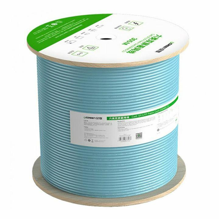 کابل شبکه SFTP Cat6 یوگرین NW124 ugreen NW124 305m S/FTP Cat6 Cable