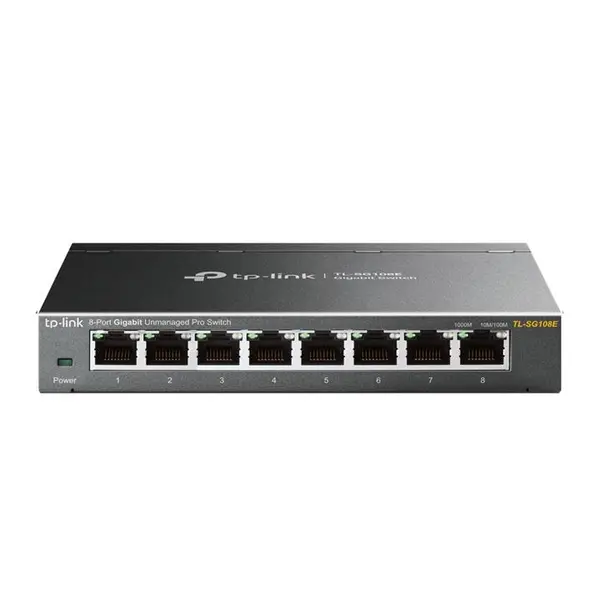 کابل و سوکت شبکه TP-Link TL-SG108E 8-Port Gigabit Easy Smart Switch - - 2