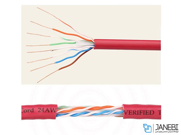 کابل شبکه یوگرین Ugreen Cat6 UTP LAN Cable 24AWG CU 3M