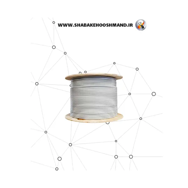 کابل شبکه V-net 305m cat6 SFTP CU - 4