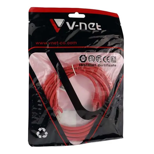 کابل و سوکت شبکه V-NET PATCH CORD CAT5 CABLE V-NET PATCH CORD CAT5 CABLE - 5