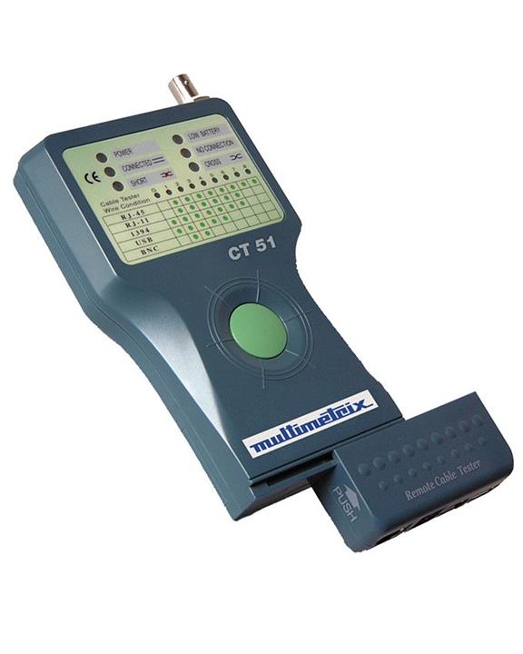 تستر کابل شبکه مولتی‌ متریکس مدل CT51 Multimetrix CT51 Network Cable Tester