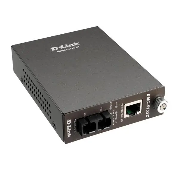 مبدل فیبر نوری به اترنت دی-لینک مدل DMC-515SC D-Link DMC-515SC Media Converter