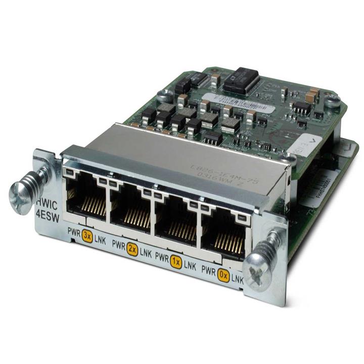 ماژول Ethernet سیسکو مدل  HWIC-4ESW -