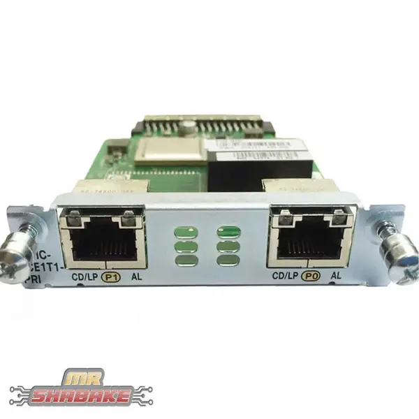 ماژول شبکه سیسکو HWIC-2CE1T1-PRI - 2