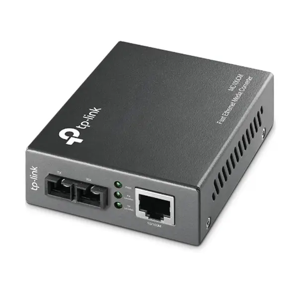 مبدل فیبر گیگابیتی و چند حالته تی پی-لینک MC100CM TP-LINK MC100CM 10/100Mbps Multi-Mode Media Converter