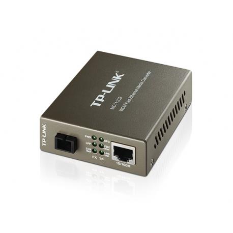 مبدل فیبر تی پی-لینک مدل MC111CS TP-LINK MC111CS 10/100Mbps WDM Media Converter
