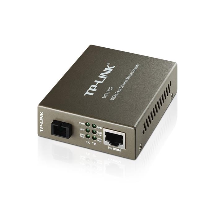 مبدل فیبر تی پی-لینک مدل MC111CS TP-LINK MC111CS 10/100Mbps WDM Media Converter