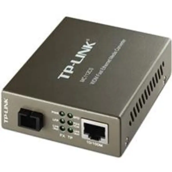 مبدل فیبر تی پی-لینک مدل MC112CS TP-LINK MC112CS 10/100Mbps WDM Media Converter