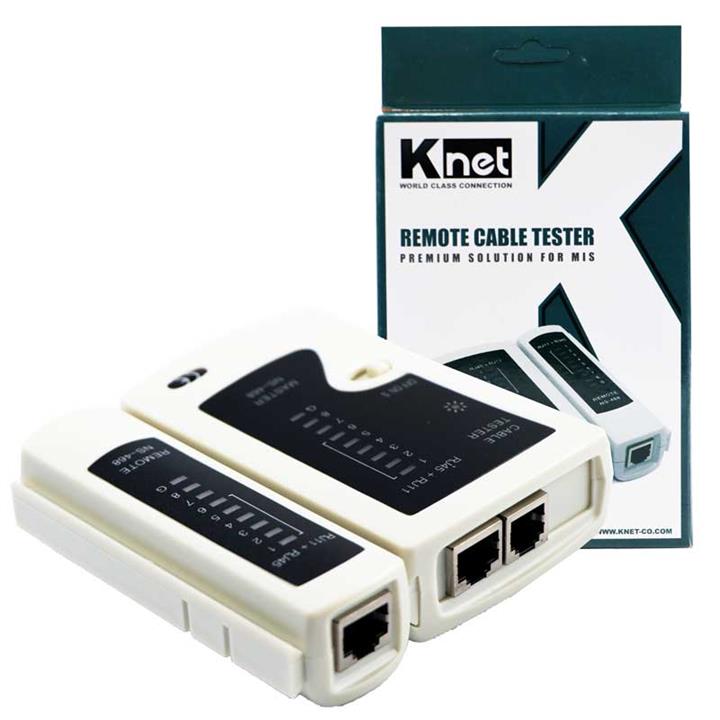 تستر کابل شبکه Rj45 Rj11 کی نت مدل K-N800 3N Knet 3N K-N800 Rj45 Rj11 Link Tester