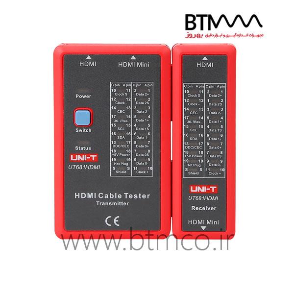 تستر کابل شبکه یونیتی مدل ut681 HDMI