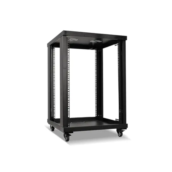رک ایستاده الگونت 16 یونیت عمق 60 با درب فریم دار شیشه ای LRE-16/60FWS