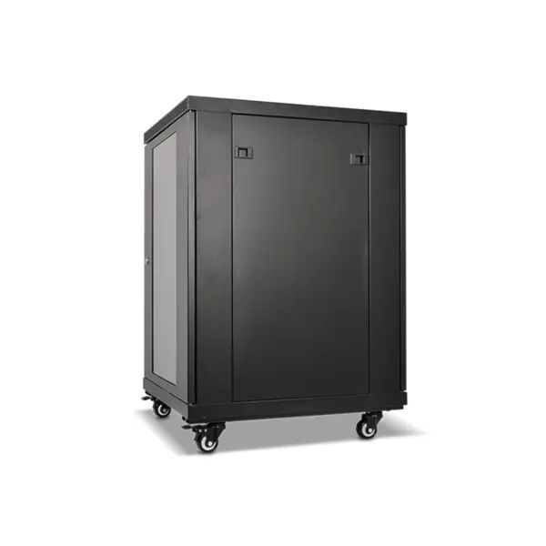 رک ایستاده الگونت 16 یونیت عمق 60 با درب فریم دار شیشه ای LRE-16/60FWS