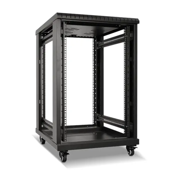 رک ایستاده الگونت 18 یونیت عمق 60 با درب فریم دار شیشه ای LRE-18/60FWS