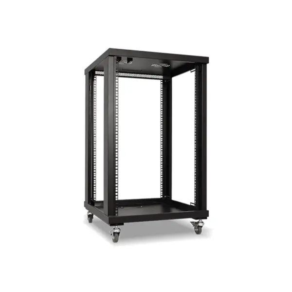 رک ایستاده الگونت 18 یونیت عمق 60 با درب فریم دار شیشه ای LRE-18/60FWS