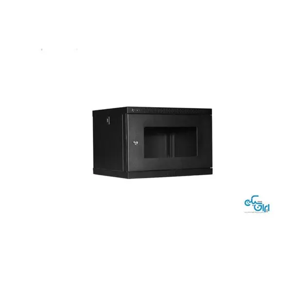 رک 7 یونیت دیواری الگونت عمق 45 سانتیمتر با درب فریم دار شیشه ای Lgonet LRE-07-45F 450mm Depth Wallmount Rack