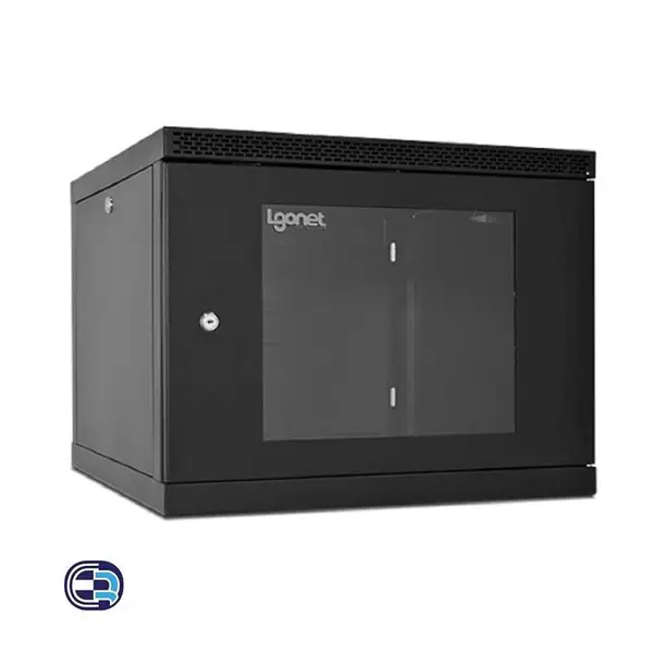رک 9 یونیت دیواری عمق 45 الگونت مدل LRE-09-45FS LGONET LRE 09 45FS 9U Wall Rack